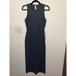 Lululemon All Aligned Midi Dress Oil Blue Size 6 NWT $148 MSRP